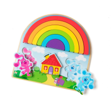  Melissa &amp; Doug fa szivárvány puzzle fajáték