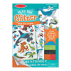 Melissa &amp; Doug Kreatív játék, Glitter pufi matrica - Óceán
