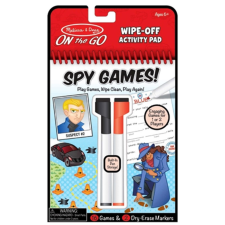 Melissa &amp; Doug Letörölhető lapok - Kémjátszma kreatív és készségfejlesztő