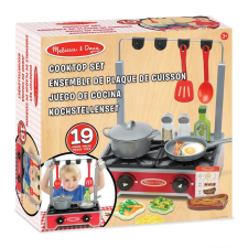 Melissa &amp; Doug Sütés-főzés, deluxe fa sütőkészlet konyhakészlet