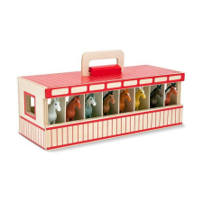 Melissa & Doug Grajd portabil cu 8 cai Melissa és Doug játékfigura