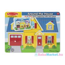 Melissa & Doug - Hangos Puzzle - A Ház Körül puzzle, kirakós