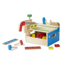 Melissa & Doug Játék munkapad fűrésszel és kalapáccsal barkácsolás