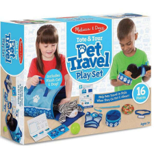 Melissa & Doug Játékkészlet Utazás háziállatok számára plüssfigura