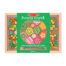 Melissa & Doug Melissa & Doug fa gyöngy szett - virágok kreatív és készségfejlesztő