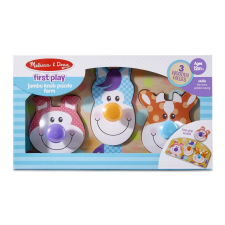 Melissa & Doug Melissa & Doug óriás puzzle gombbal - farm állatai puzzle, kirakós