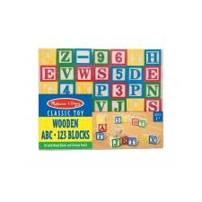 Melissa@Doug Melissa & Doug Fa készségfejlesztő játék, ABC és számok készségfejlesztő