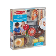  Melissa & Doug, sütés-főzés, grill és bbq készlet grillsütő