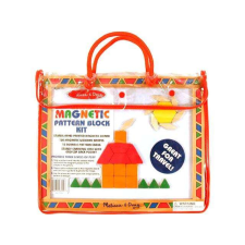 Melissa & Doug Színes mágneses készségfejlesztő tábla fa formaelemekkel - Melissa & Doug készségfejlesztő
