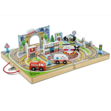Melissa & Doug Vidd magaddal fa város játékszett - Melissa & Doug autópálya és játékautó