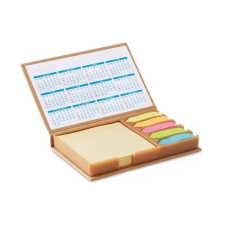  MEMOCALENDAR Asztali jegyzettömb naptárral, beige jegyzettömb