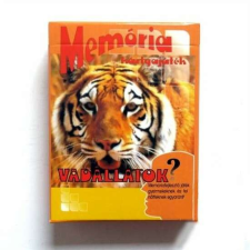 Memóriafejlesztő kártya - vadállatok memóriajáték