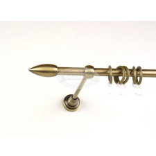  Memphis óarany színű 1 rudas fém karnis szett - 160 cm karnis, függönyrúd
