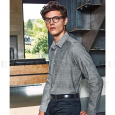  MEN'S COTTON SLUB CHAMBRAY h.u ing - Szürke
