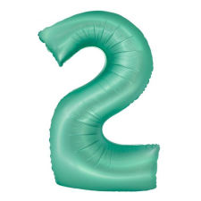  Menta 2-es Mint Mat szám fólia lufi 76 cm party kellék