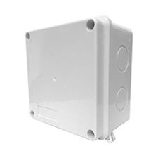 Mentavill Sima oldalú kötődoboz (100x100x70 mm) szürke kábel és adapter