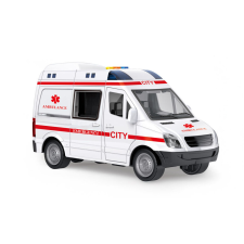  Mentőautó effektekkel 22 cm 1:16 autópálya és játékautó