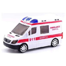 Mentőautó - elemes - dobozban - 82371 autópálya és játékautó