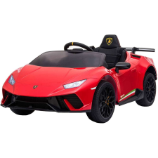 Mercaton Chipolino Lamborghini Lamborghini Huracan piros bőrüléssel és EVA kerekekkel elektromos járgány