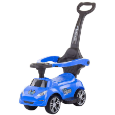 Mercaton Chipolino Turbo kék tolható autó fogantyúval lábbal hajtható járgány