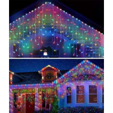 Mercaton Karácsonyi fényfüzér, hidegfehér esőfüggöny, 120 LED, 3x1M, 3035W, összekapcsolható karácsonyfa izzósor