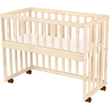Mercaton &quot;Hubners Eva 94x46 cm-es természetes fa babaágy&quot; kiságy, babaágy