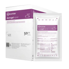 Mercator Dermagel Hybrid steril sebészeti púdermentes szintetikus kesztyű általános eljárásokhoz 50 pár védőkesztyű