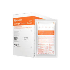 Mercator dermagel steril latex púdermentes kesztyű 7.0 védőkesztyű