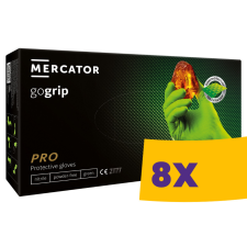 Mercator GoGrip Green púdermentes nitril védőkesztyű zöld 50db (Karton - 8 csomag) védőkesztyű