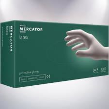 MERCATOR LATEX VIZSGÁLÓKESZTYŰ PÚDERES S 100X védőkesztyű