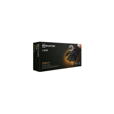 Mercator Medical MERCATOR gogrip prémium munkavédelmi nitril kesztyű - Fekete - 50 db - XL