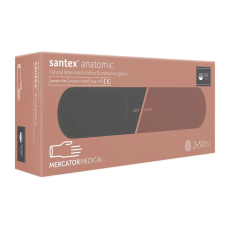 Mercator Medical SANTEX® Anatomic Púdermentes latex Orvosi Vizsgáló kesztyű 8.5 (L-XL)