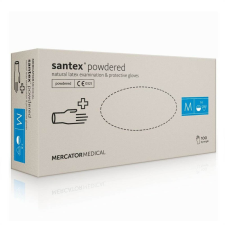Mercator Medical SANTEX eldobható gumikesztyű texturált védőkesztyű