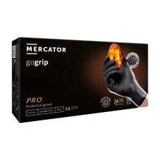 Mercator Medical Zrt GoGrip Black Gumikesztyű M-es