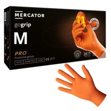 Mercator Medical Zrt MERCATOR GoGrip Orange Gumikesztyű M-es