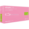  MERCATOR nitrylex pink púdermentes nitril kesztyű S 100db (Előrendelhető)