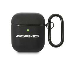 Mercedes AMG AMA2SLWK AirPods borító fekete/fekete bőr tok és táska