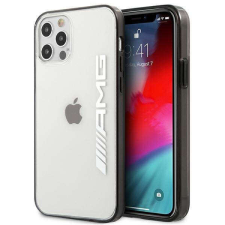 Mercedes AMG AMHCP12LAESLBK iPhone 12 Pro Max fémszínű átlátszó keménytok tok és táska