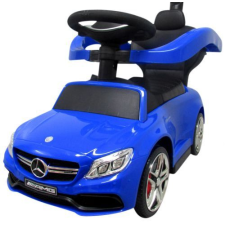 Mercedes AMG C63 lökhárító kék színben, zenei effektekkel lábbal hajtható járgány