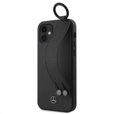 Mercedes Apple iPhone 12 Mini Mercedes MEHCP12SLSSBK Bőr Hátlap - Fekete tok és táska