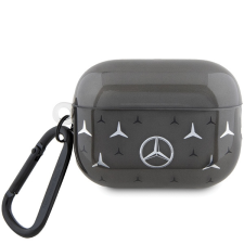 Mercedes-Benz Mercedes MEAP28DPMGS AirPods Pro 2 tok fekete Nagy csillagminta fülhallgató, fejhallgató tok
