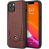 Mercedes CG MOBILE MERCEDES-BENZ LEATHER URBAN műanyag telefonvédő (valódi bőr hátlap, lyukacsos) BORDÓ Apple iPhone 14 Plus (MEHCP14MARMRE) (brak)