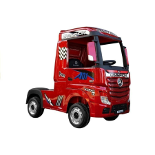 Mercedes Elektromos ráhajtható autó Mercedes Actros pirosra festett MP4 elektromos járgány