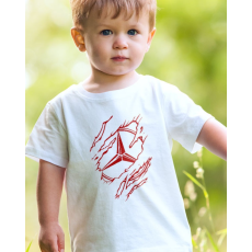  Mercedes gyerek póló - Fehér 116