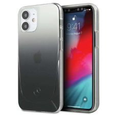 Mercedes Hátlap védő tok Apple iPhone 12 Mini Mobiltelefonhoz - Mercedes MEHCP - Fekete tok és táska