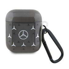 Mercedes Large Star Pattern - AirPods 1/2 gen tok fekete tok és táska
