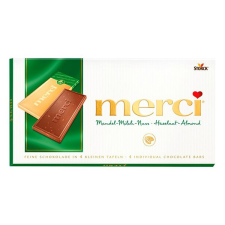 Merci Csokoládé MERCI Mandulás-Mogyorós 100g csokoládé és édesség