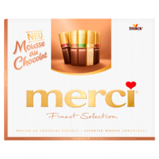 Merci Desszert 210 g 4 féle habkrémes csokoládé és édesség