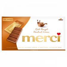 Merci tejcsokoládé mogyorókrémmel töltve 112 g csokoládé és édesség