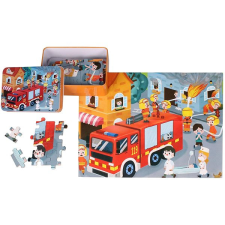 Merco Tűzoltóautó, 100 darabos, 2 csomagos multipack puzzle, kirakós